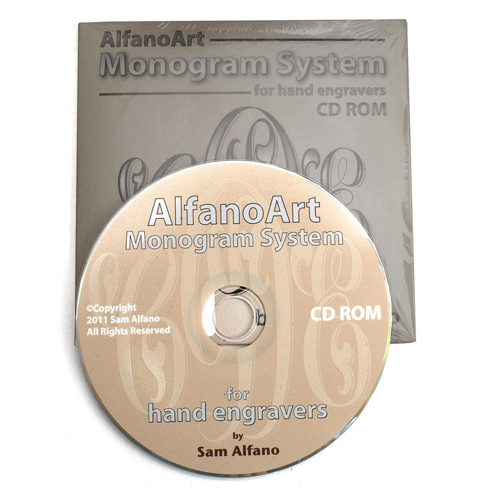 Alfano Art Monogram System for Hand Engraving CD ROM - Otto Frei