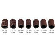 Aluminum Oxide Sanding Bands 1/4" x 1/2"-60 to 600 Grit-Packs of 10 - Otto Frei