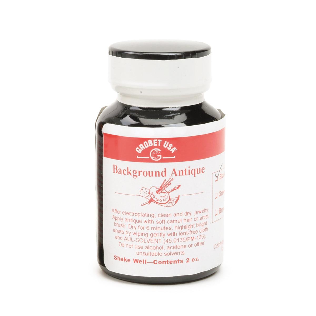 Antique Black Patina Solution 2 oz. | Grobet USA — Otto Frei