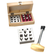 Assorted Shapes Set of 9 Disc Cutters in Wood Box - Otto Frei