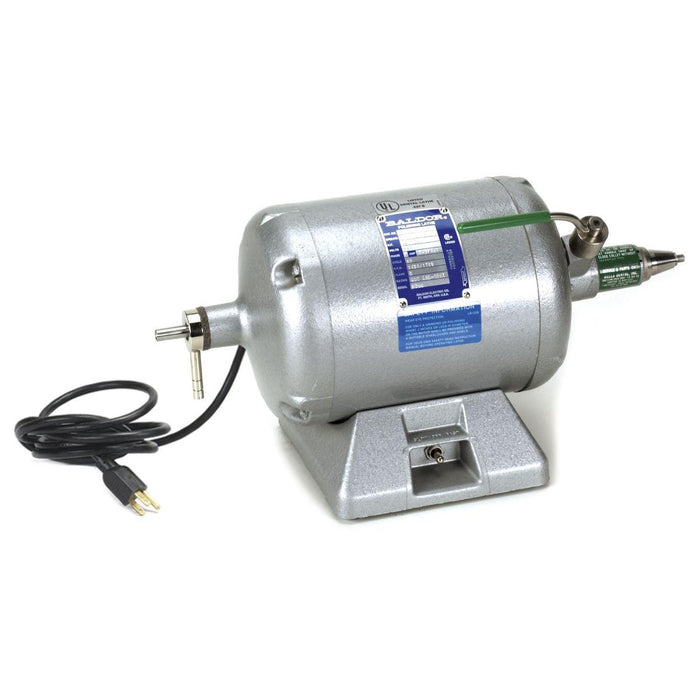 Baldor 380WCT 1/3 Hp 2 Speed Polishing Motor With Wells Right Side Quick Change Chuck - Otto Frei