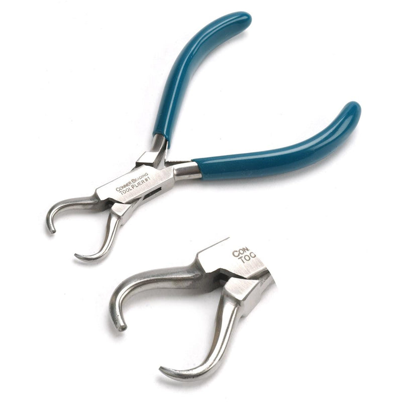 Bead Conner Setting Pliers Curved Style #1 - Otto Frei
