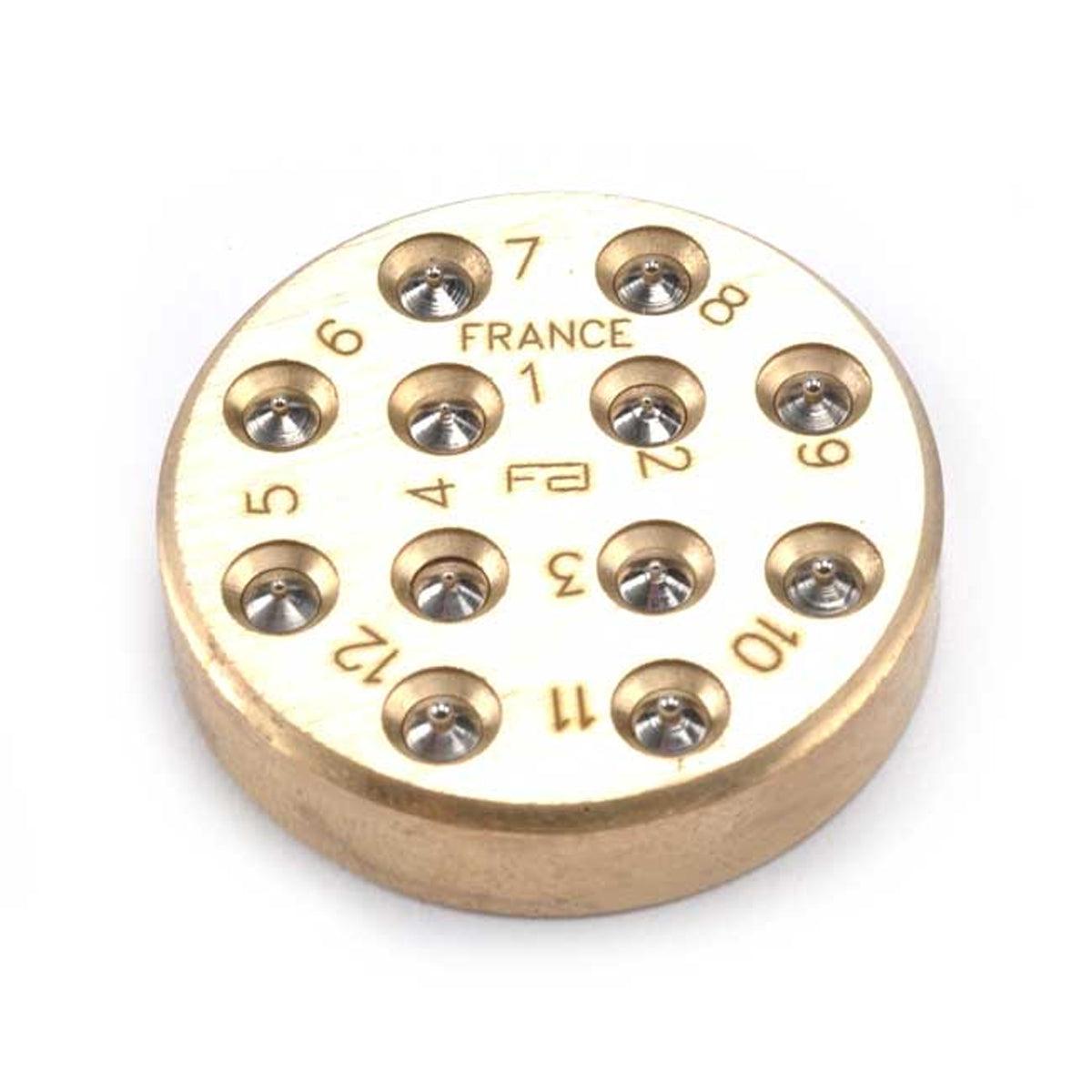 French-Made Beading Block – 12 Steel Beads, 0.60–1.00mm — Otto Frei