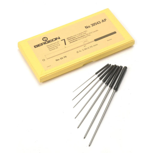Bergeon 30543A Smoothing Broach Set Of 7 - Otto Frei