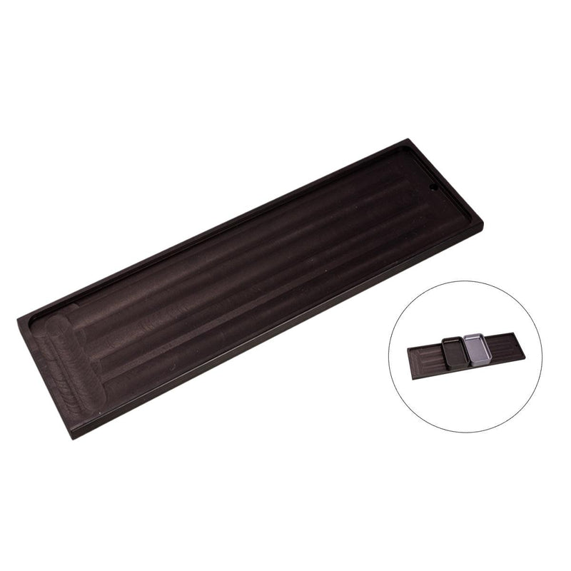 Black 5-Tray Aluminum Stone Tray Holder-Holds Black or Gray Stone Holders - Otto Frei