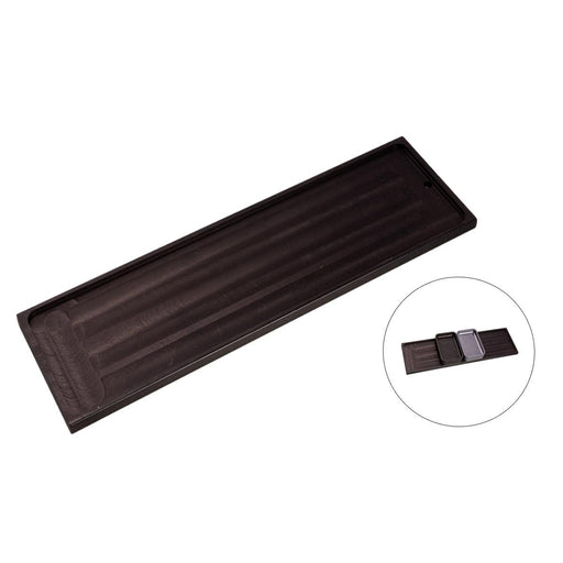 Black 5-Tray Aluminum Stone Tray Holder-Holds Black or Gray Stone Holders - Otto Frei