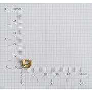 Brass & Nickel Silver Heavy Ear Clip Lug- Packs of 12 - Otto Frei