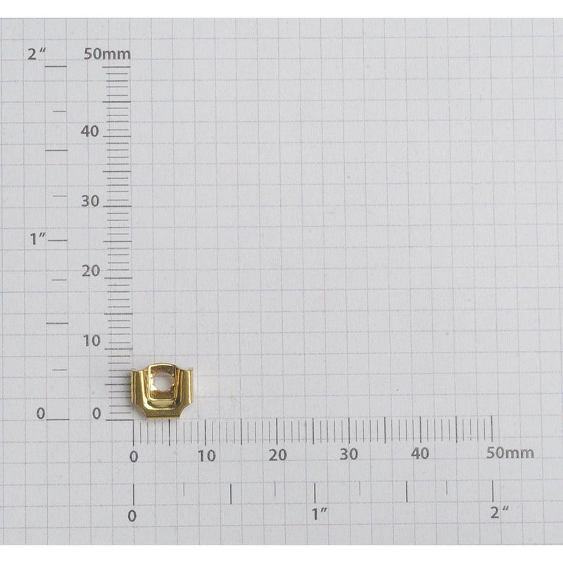 Brass & Nickel Silver Heavy Ear Clip Lug- Packs of 12 - Otto Frei