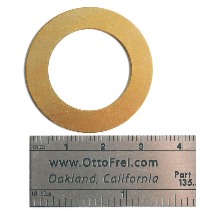Brass, Copper & Nickel Silver 24 Gauge Large Ring 1-3/8" Diameter-Packs of 6 - Otto Frei