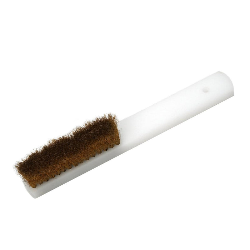 Brass Scratch Brush With Plastic Handle 4 Rows Of .003" Wire - Otto Frei