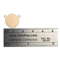 Brass Shapes 24 Gauge Circle With Two Rings 5/8" Diameter Pa