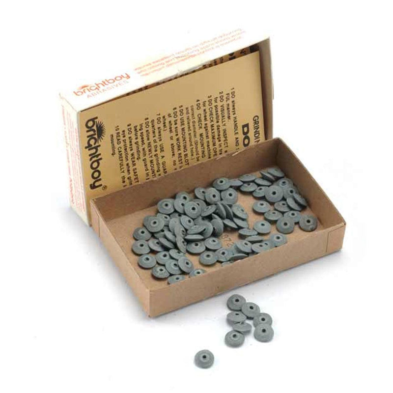 Brightboy WR Blue Knife Edge Pumice Wheels 3/8" Pack of 10 - Otto Frei