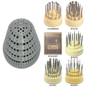 BURRO Master Jewelers 120-Piece Burs & Drills Kit - Otto Frei