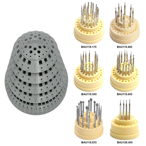 BURRO Ultimate Busch Carbide Stonesetters 85-Piece Burs & Drills Kit - Otto Frei