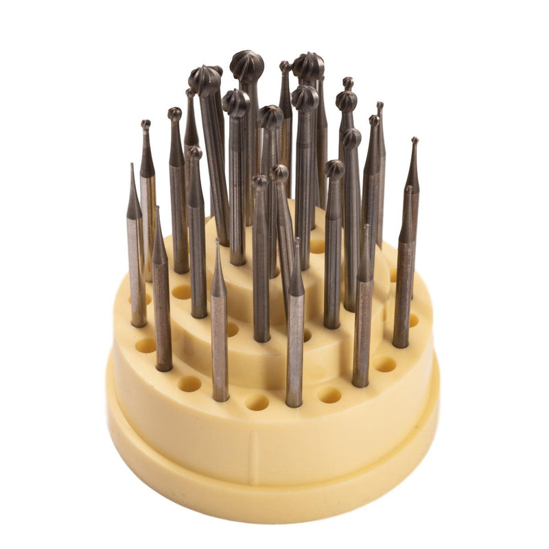 Busch Ball Bur Kit of 30 Pieces on 3/32 Shanks-0.50mm to 5.00mm - Otto Frei