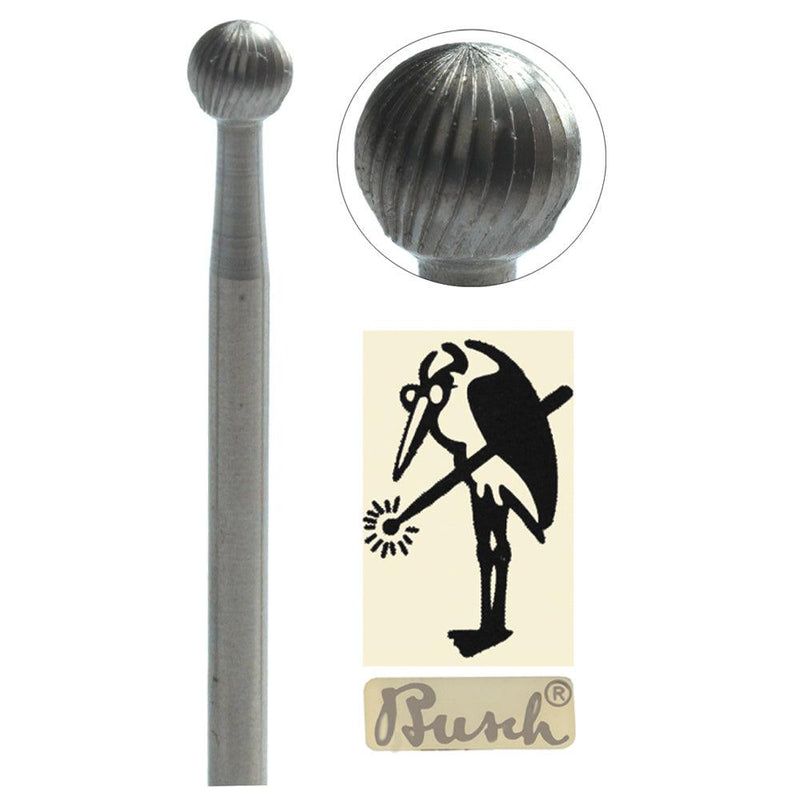 Busch Fig. 145 Round Finishing Burs 4.00mm-4.50mm - Otto Frei