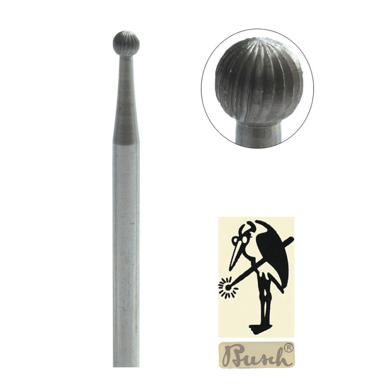 Busch Fig. 145 Round Finishing Burs .80mm-3.50mm - Otto Frei