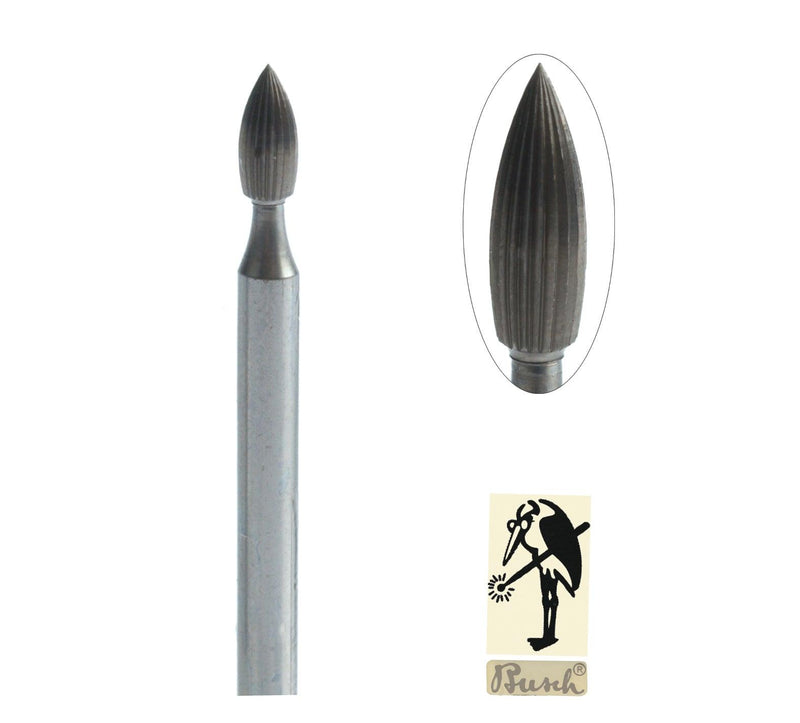 Busch Fig. 152 Flame Finishing Burs .80mm-2.30mm-Packs of 6 - Otto Frei