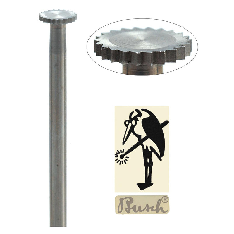 Busch Fig. 231S Thin Saw Edge Wheel Burs 5.00mm-10.00mm - Otto Frei