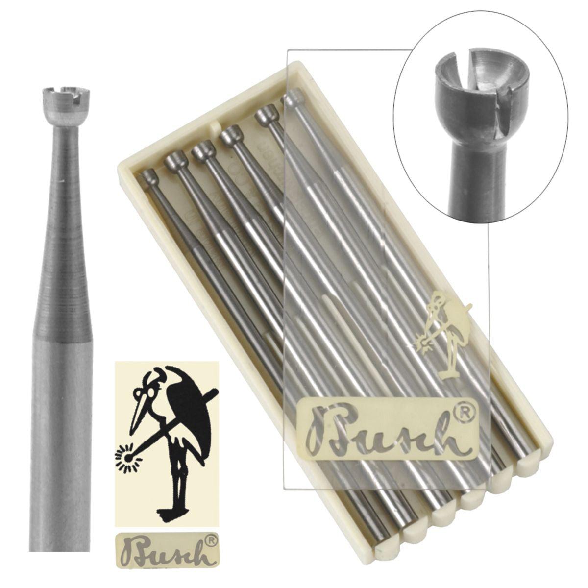 Busch Fig. 411T Twincut Concave Cup Burs 0.80–2.00 mm | Busch — Otto Frei