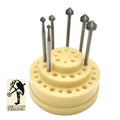 Busch Fig 413 Jeu de 6 fraises à sertir, de 2,00 à 6,00 mm