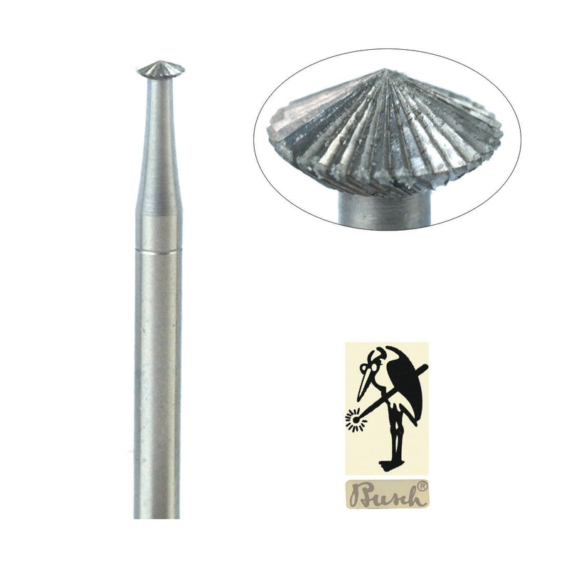 Busch Fig. 446 Shallow-Hart 70 Degree Burs 1.00mm-3.70mm - Otto Frei