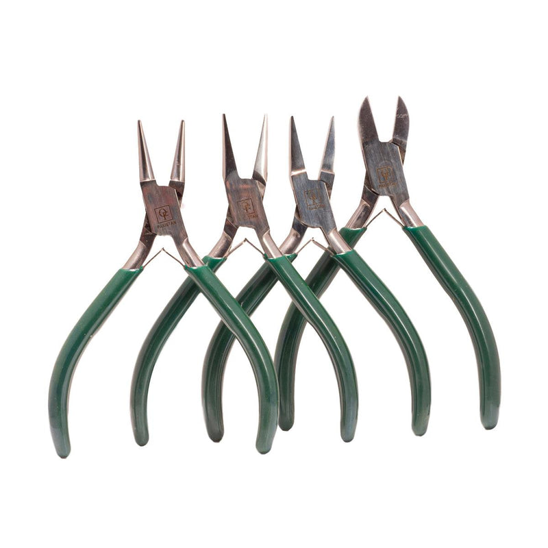 Carbon Steel Slimline Pliers Kit of 4-In Zippered Pouch - Otto Frei