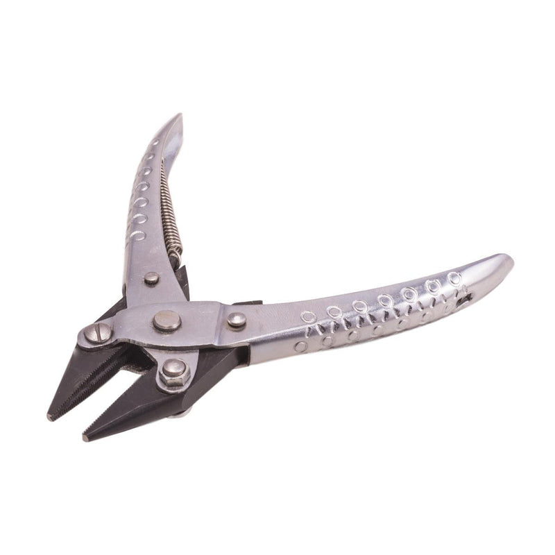 Chain Nose Grooved Serrated Jaw Parallel Pliers 140mm (5-1/2") With Spring - Otto Frei
