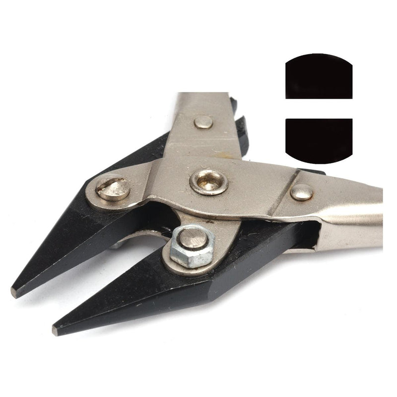 Chain Nose Smooth Jaw Parallel Pliers 120mm (5") - Otto Frei