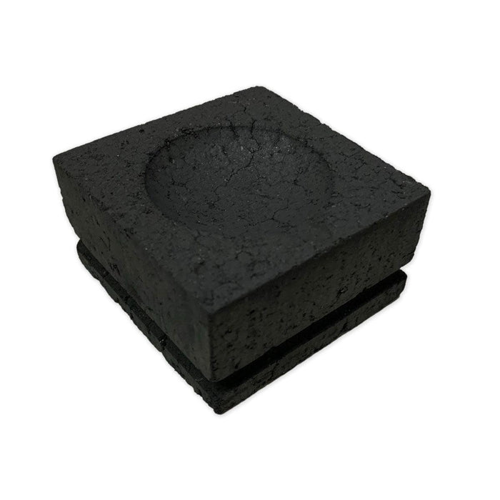 Charcoal Crucible With Lip-2-3/4 Square - Otto Frei