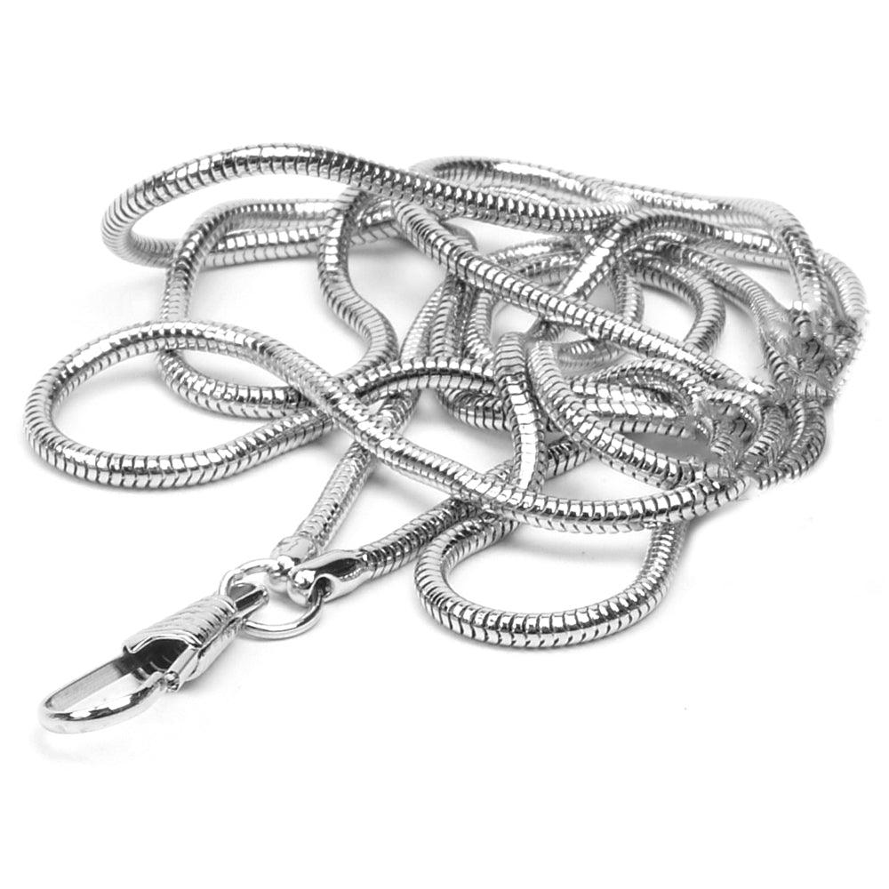 Chrome Snake-Type Loupe Chain with Swivel Clip | Ikohe — Otto Frei