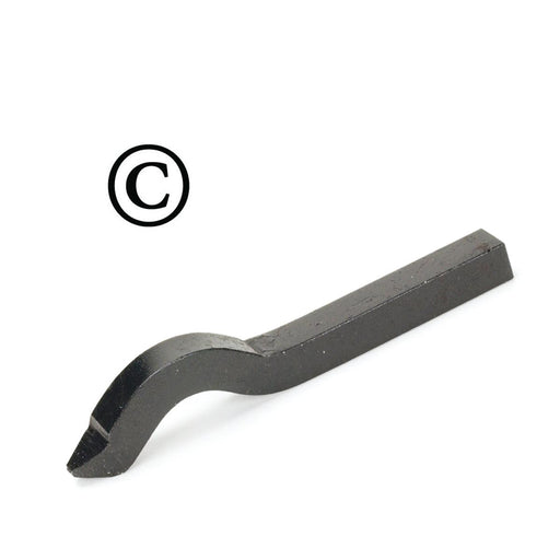 Circle C Copyright Bent Stamp 1.00mm Tall Impression - Otto Frei