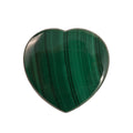 Closeout 16mm Heart Genuine Malachite Cabochons