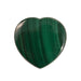 Closeout 16mm Heart Genuine Malachite Cabochons - Otto Frei