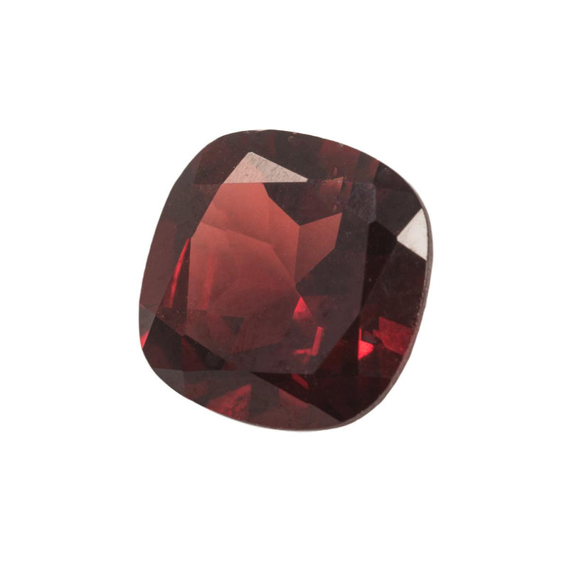 Closeout Cushion Faceted Genuine 10x10mm Garnet - Otto Frei