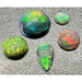 Closeout Ethiopian Black Opal 4-9 Piece Bulk 5Ct Cabochons - Otto Frei