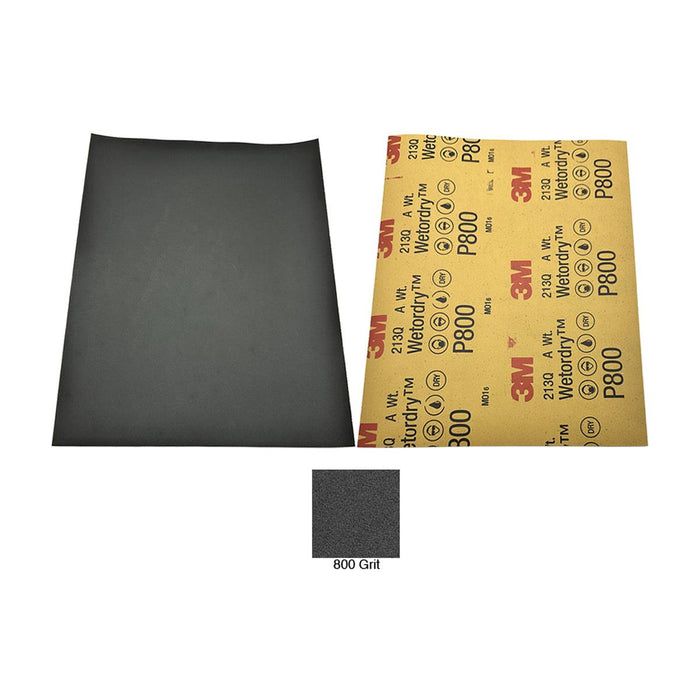 Closeout Pack-10 3M Imperial Wet or Dry Abrasive Paper 800 Grit - Otto Frei