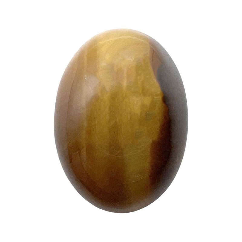Closeout Pack-20 Oval Genuine 16mm x 12mm Tiger's Eye Cabochons - Otto Frei
