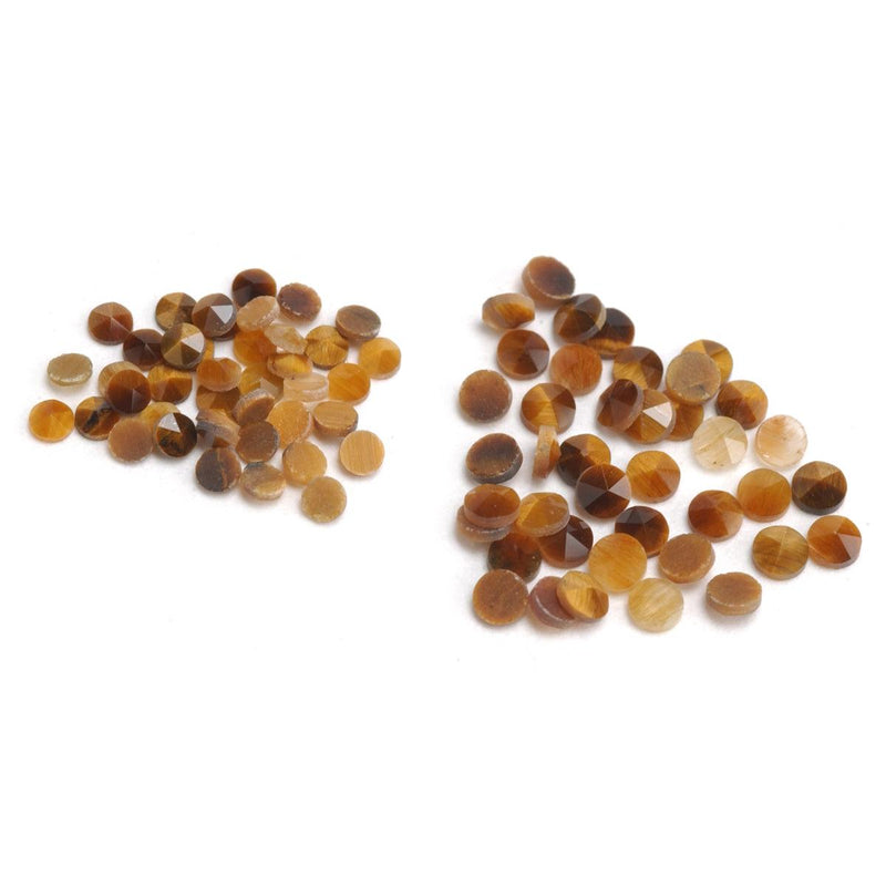 Closeout Round Rose-cut Genuine Tiger's-Eye - Otto Frei