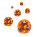 Closeout-Round Swarovski Gemstones™ Genuine Poppy Topaz - Otto Frei