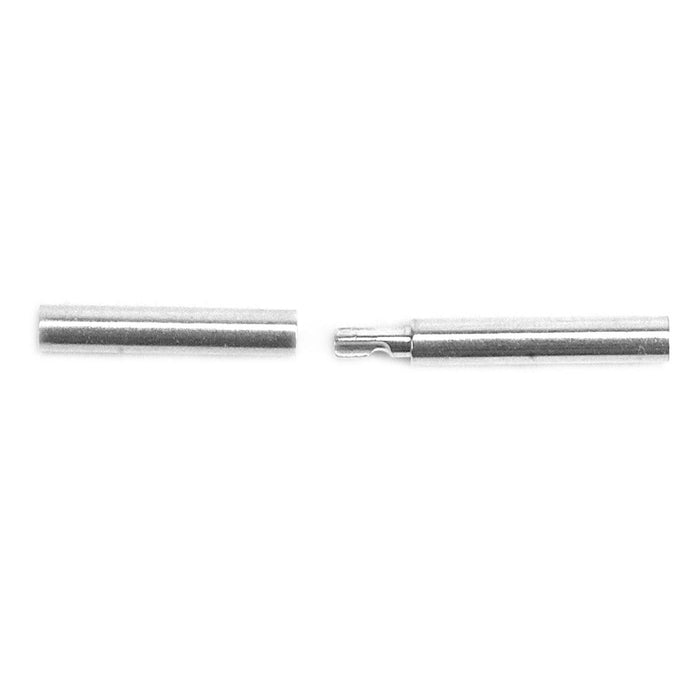 Closeout-Sterling Silver 1.8mm x 20.4mm Bayonet Clasp - Otto Frei