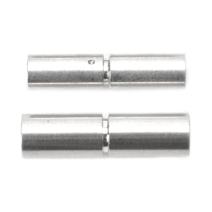 2pcs Stainless Steel Bayonet Clasp 5mm 6mm 8mm Curved Tube Push
