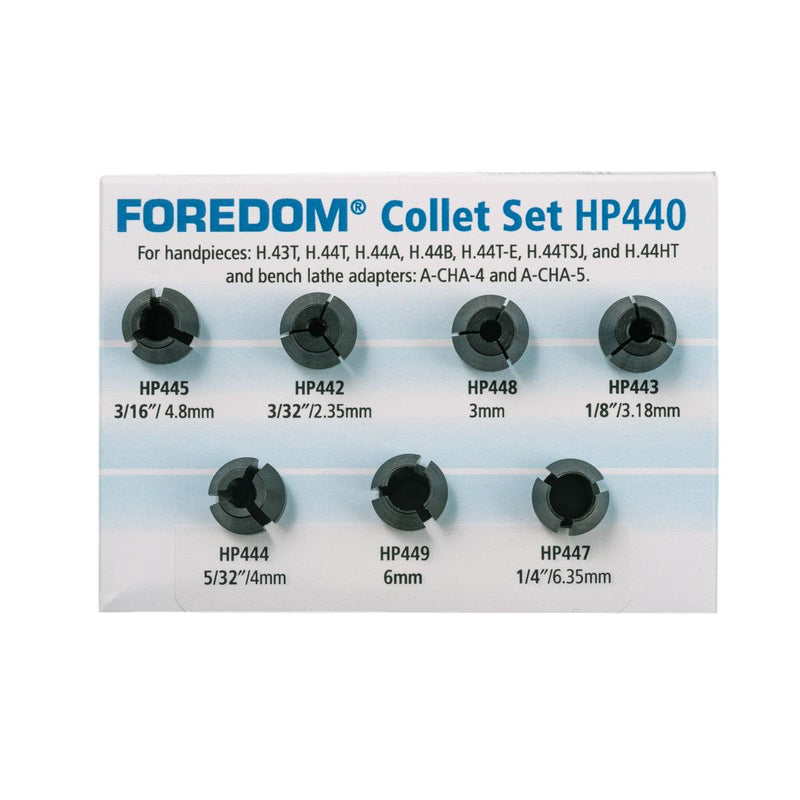 Collets for Foredom H.43T, H.44, H.44T Handpieces - Otto Frei