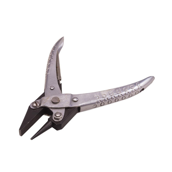 JTS 140mm Parallel Pliers With Half-Round & Flat Jaws For Jewelry Making - Spring Loaded