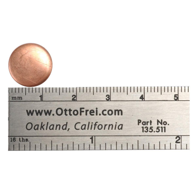 Copper Shapes 18 Gauge Circle Pack of 6 - Otto Frei