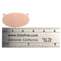 Cobre Formas 24 Calibre Horizontal Ovalado 1" x 1/2" Pack de 6