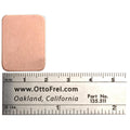 Forme rettangolari in rame calibro 24, 3/4" x 1", confezione da 6