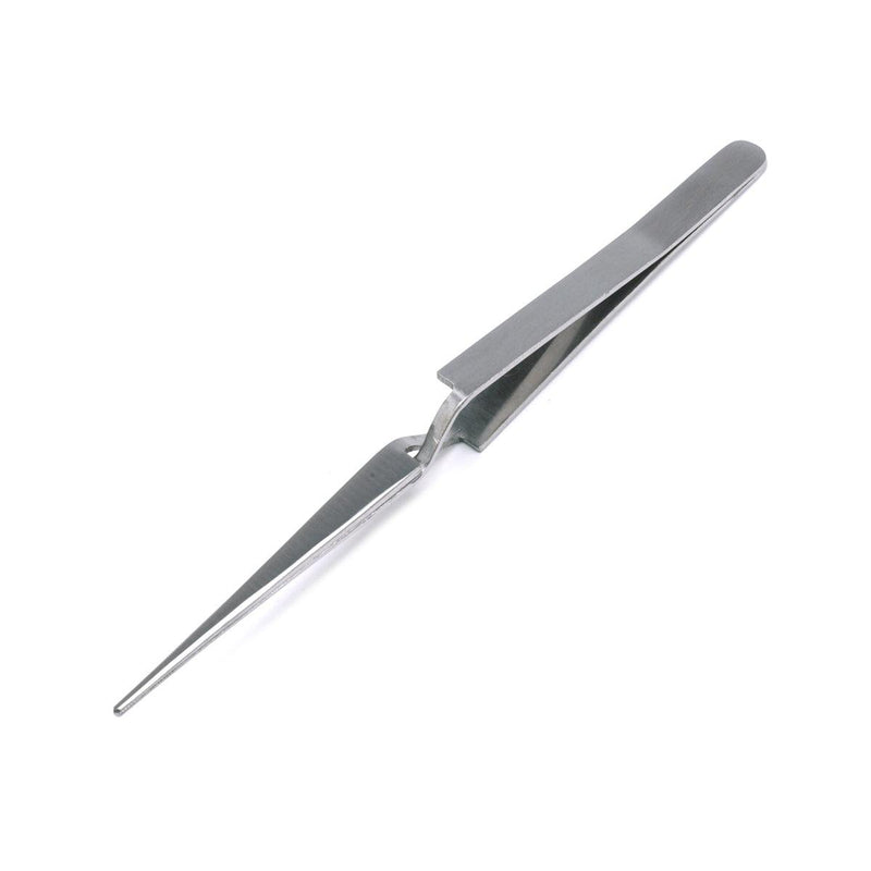 Crosslock Soldering 6-1/2" Sharp Tip Tweezer - Otto Frei