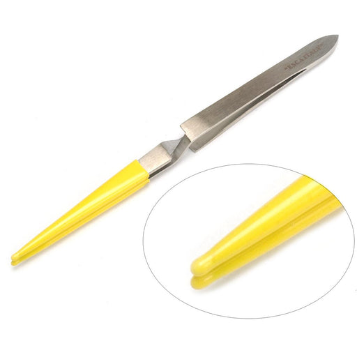 Crosslock Steamer Tweezers With Plastic Coated Tips-6-1/2" - Otto Frei