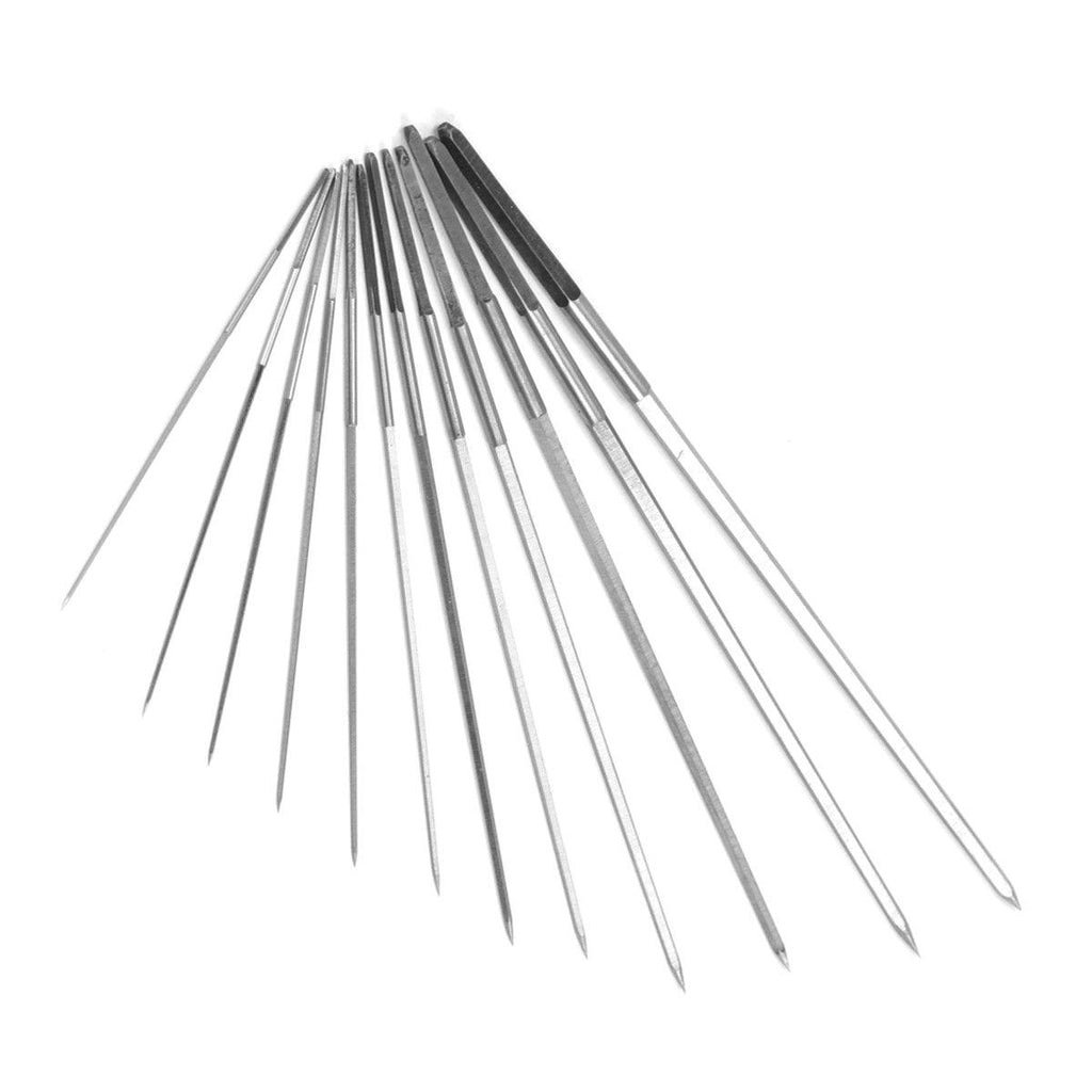 Cutting Broach Set 12 Stubs Sizes 30–70 | Grobet USA — Otto Frei